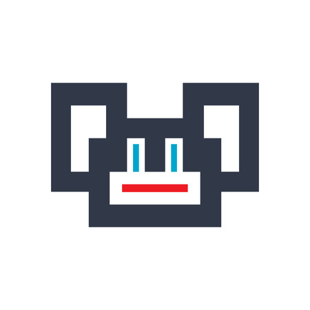 Pixel Ape signのイラスト素材