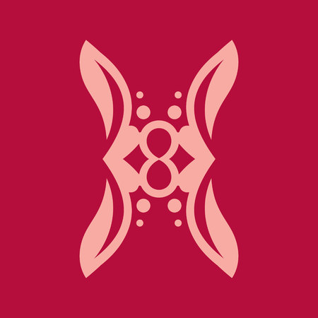 Sign of the letter H. Vector Illustration.のイラスト素材