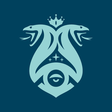 Snake poison signのイラスト素材