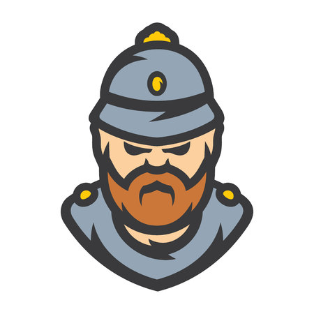 British Policeman Vector Cartoon illustration.のイラスト素材