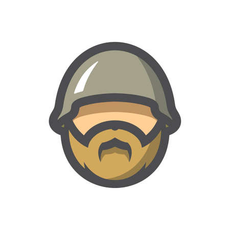 Motor Biker man in helmet Vector Cartoon illustrationのイラスト素材
