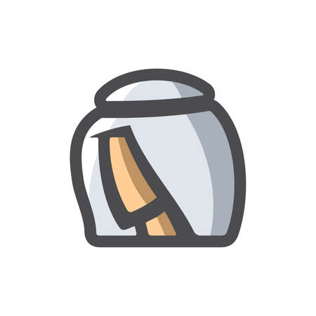 Arabic Man. Saudi head Vector Cartoon illustrationのイラスト素材