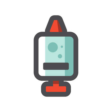 Syringe medical injector Vector icon Cartoon Illustrationのイラスト素材