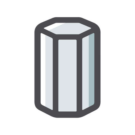 Metal fitting reinforcement steel Vector icon Cartoon illustrationのイラスト素材