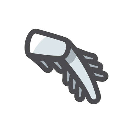 Cockroach leg simple Vector icon Cartoon illustrationのイラスト素材