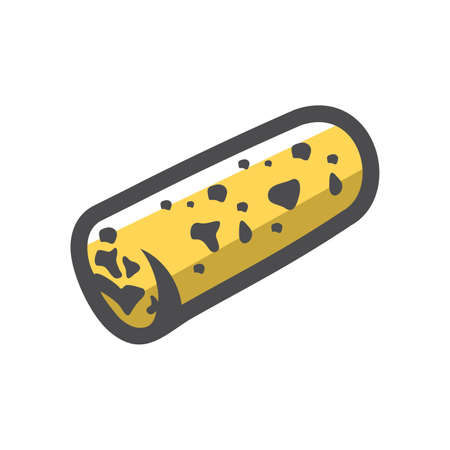 Pellet bio fuel Vector icon Cartoon illustrationのイラスト素材