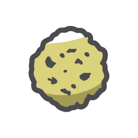 Potato pancake flapjack Vector icon Cartoon illustration.のイラスト素材