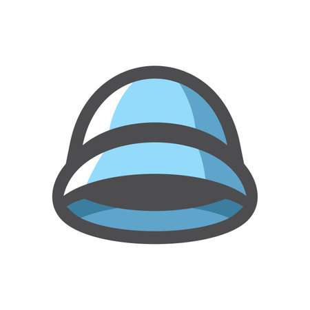 Retro women hat Vector icon Cartoon illustrationのイラスト素材