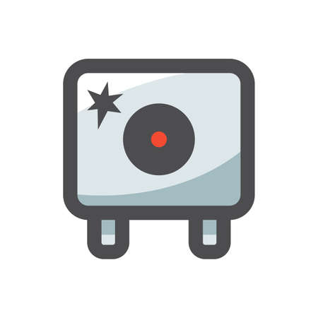Missing the Target Vector icon Cartoon illustration.のイラスト素材
