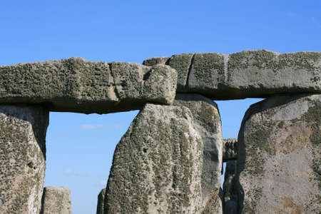 Stonehenge in Salisbury Plain Englandの写真素材