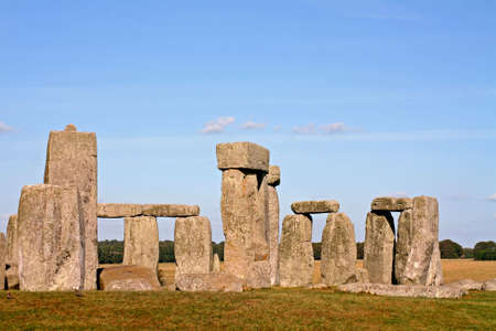 Stonehenge in Wiltshire Englandの写真素材