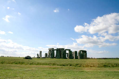 Stonehenge in Wiltshire Englandの写真素材