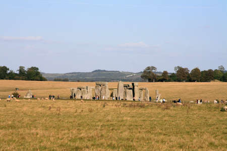 Stonehenge in Wiltshire Englandの写真素材