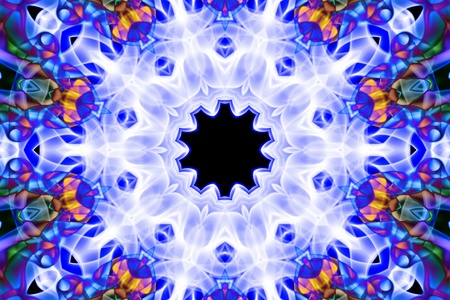 Photograph of smoke colored  filtered and manipulated for effectの写真素材