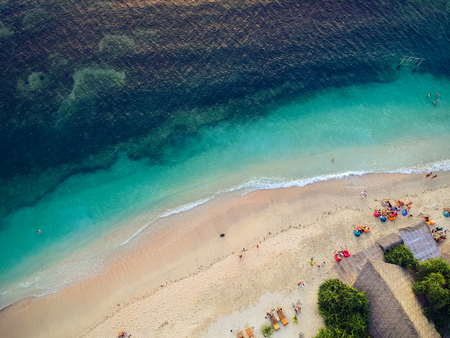 Cote dazur on a wonderful island with a view from aboveの写真素材