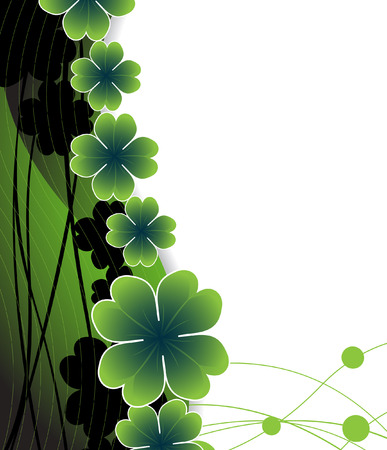 Abstract background to st. Patrick's dayのイラスト素材