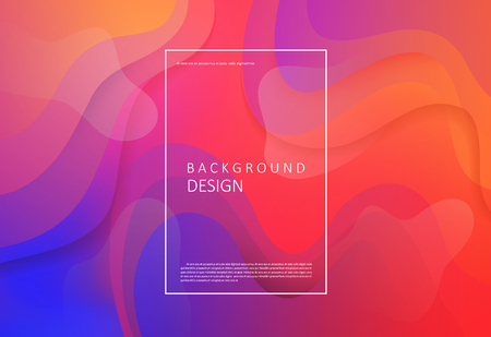 Colorful geometric background. Fluid gradient shapes composition with transparent blend. Eps10 vector formatのイラスト素材