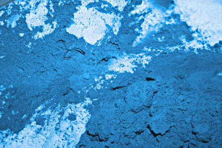 the moon's  landscape consisting of the flour and the cacaoの写真素材