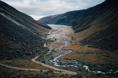 Glendalough lakeの写真素材