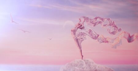 flyingの写真素材