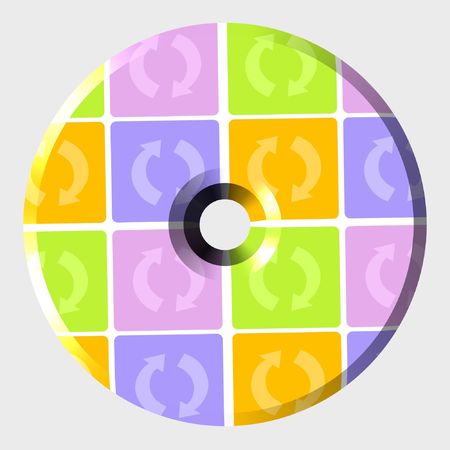 3d cd cover - computer generated clipartの写真素材