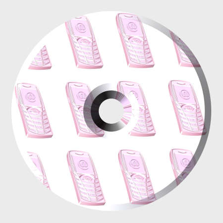 3d cd cover - computer generated clipartの写真素材