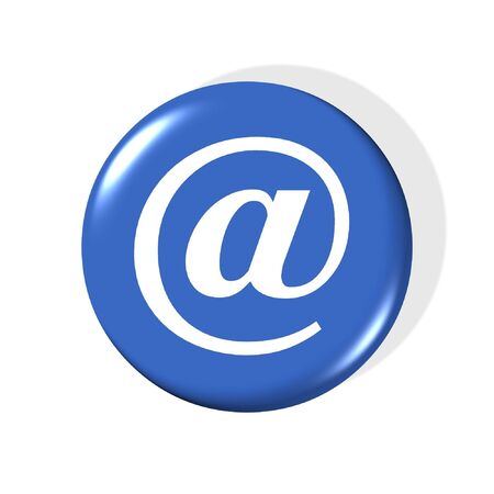 3d email symbol - computer generated clipartの写真素材