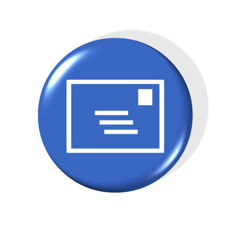 3d email symbol - computer generated clipartの写真素材