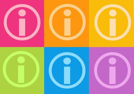 tourist information symbol - computer generation clipartの写真素材