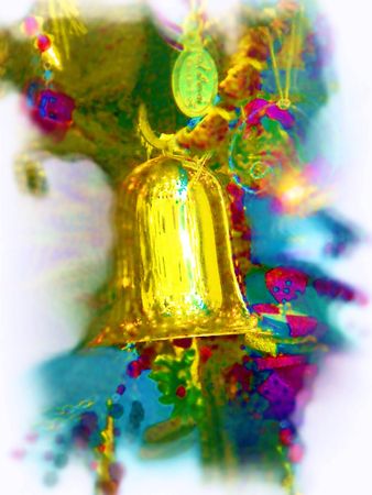 christmas painting clipart - computer generated illustrationの写真素材