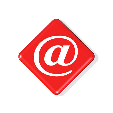 email symbol icon - computer generated illustration