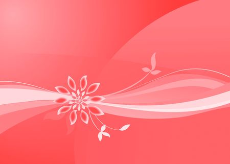 floral background - abstract art illustration - web site designの写真素材