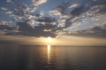 beautiful norwegian sunrise - nord europe travelの写真素材