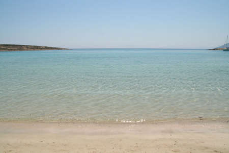 beautiful beach from greece islands - europe travelの写真素材