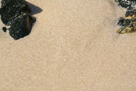 beautiful sand texture from a greece beach - europe travel