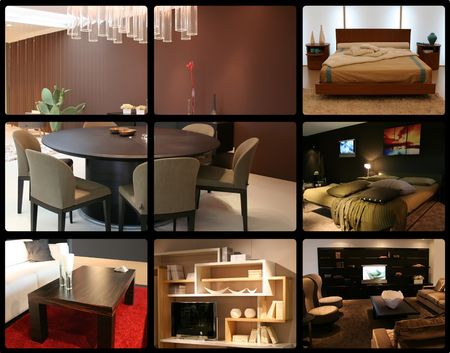 bedroom and living room decoration ideas - interior designの写真素材