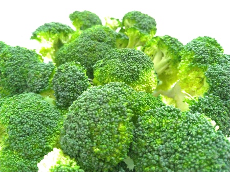 Fresh broccoli, green - serving health and vitaminsの写真素材
