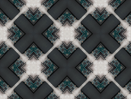 illustration pattern colorful background - wallpaper, texture, mosaic, graphics, symmetryの写真素材