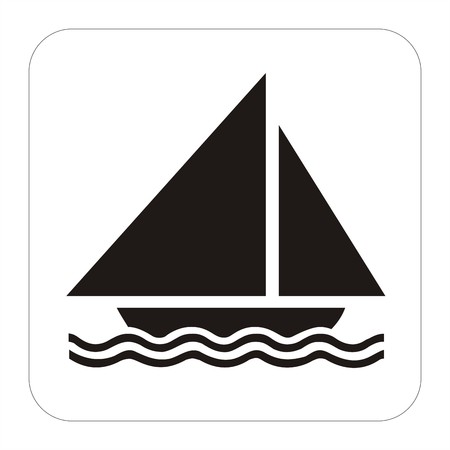 Sport sign- sailing boatの写真素材