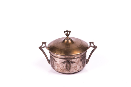 antique silver sweets box from interwar period
の写真素材