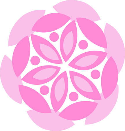 seed of life for yoga, spiritual themes, and sacred geometry. Flower rose mandalaのイラスト素材