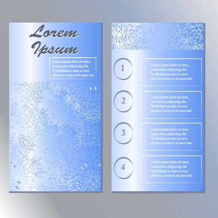 Hiqh quality original template for beauty and Spa bookletのイラスト素材