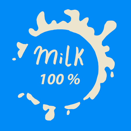 Very high quality milk splash for eco products or other needsのイラスト素材