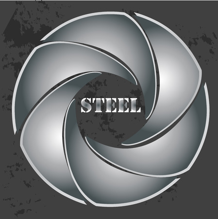 High quality original trendy vector illustration of geometric steelのイラスト素材