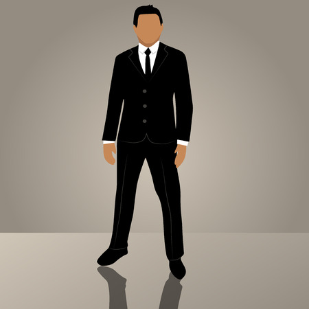 High quality original trendy vector businessman or manager in suitのイラスト素材