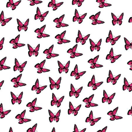 illustration of a colorful butterflyの写真素材