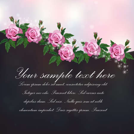 Bouquet of rosesのイラスト素材