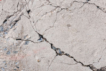 Cracked concrete wall texture.の写真素材
