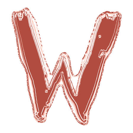 Decorative vector letter.Art font.のイラスト素材