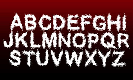 White rough letters on gradient background.のイラスト素材